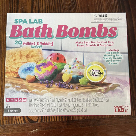 Spa Lab Bath Bombs Kit - Make Bath Bombs - STEM Science Open Box Brand NEW - Picture 6 of 9